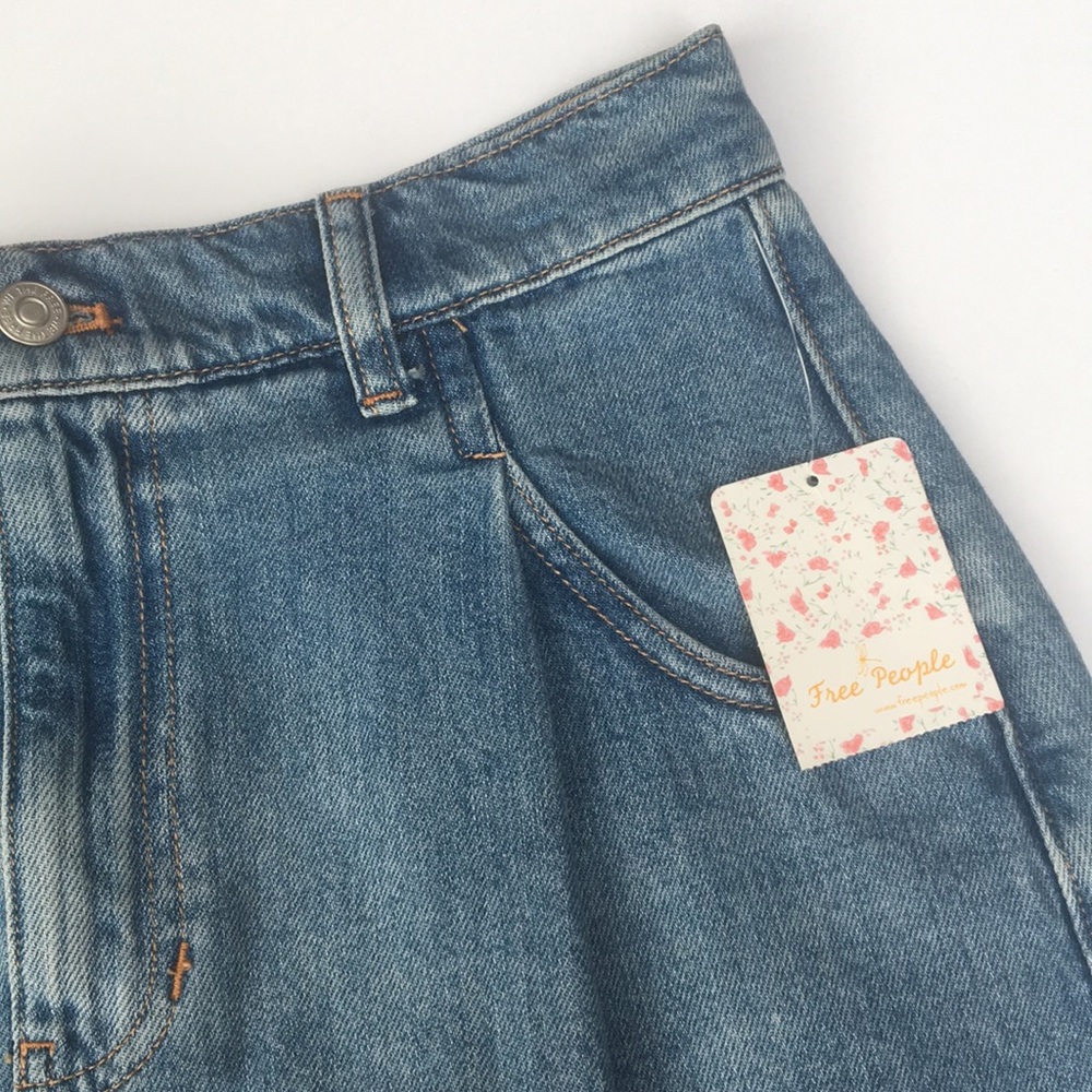 Free People Denim mini skirt, NWT